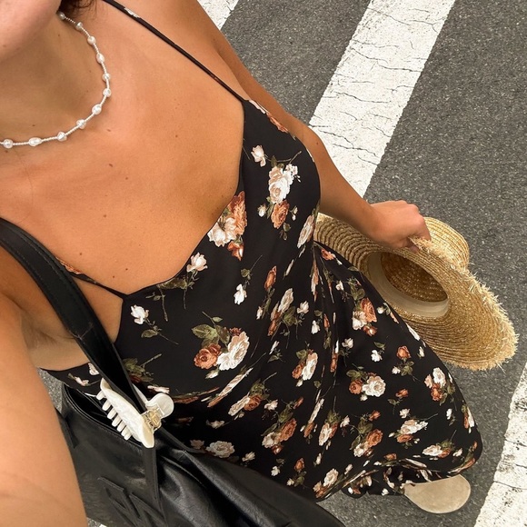 FLORAL MAXI DRESS. SIZE SMALL. - Picture 1 of 6